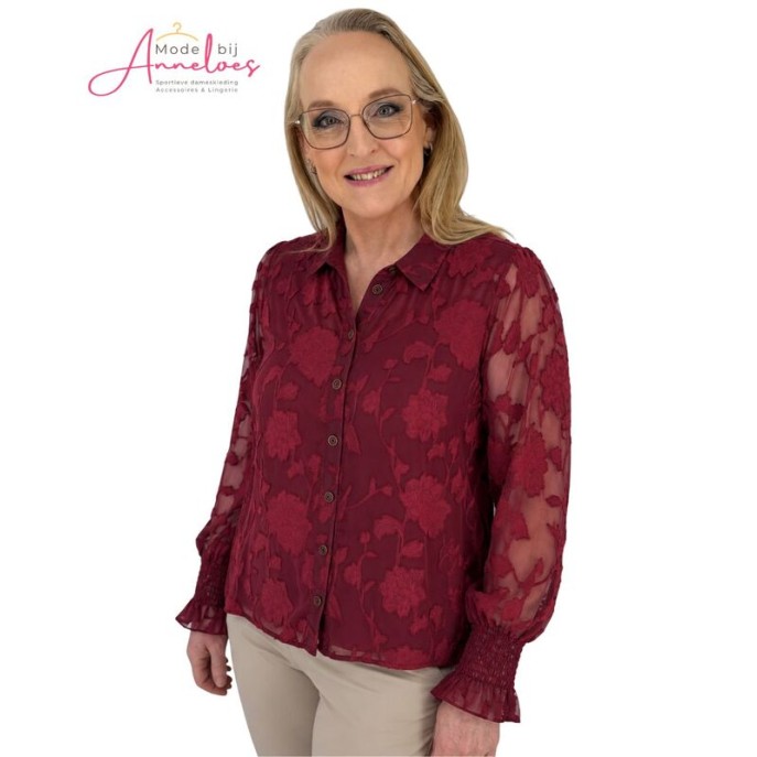 Soulmate Blouse Fave 7137 bordeaux  - Dark wine 